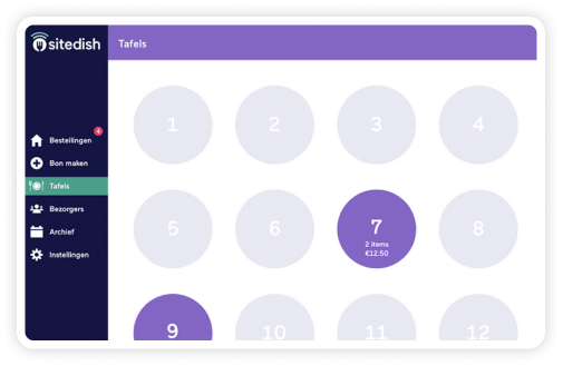 Sitedish - Table order