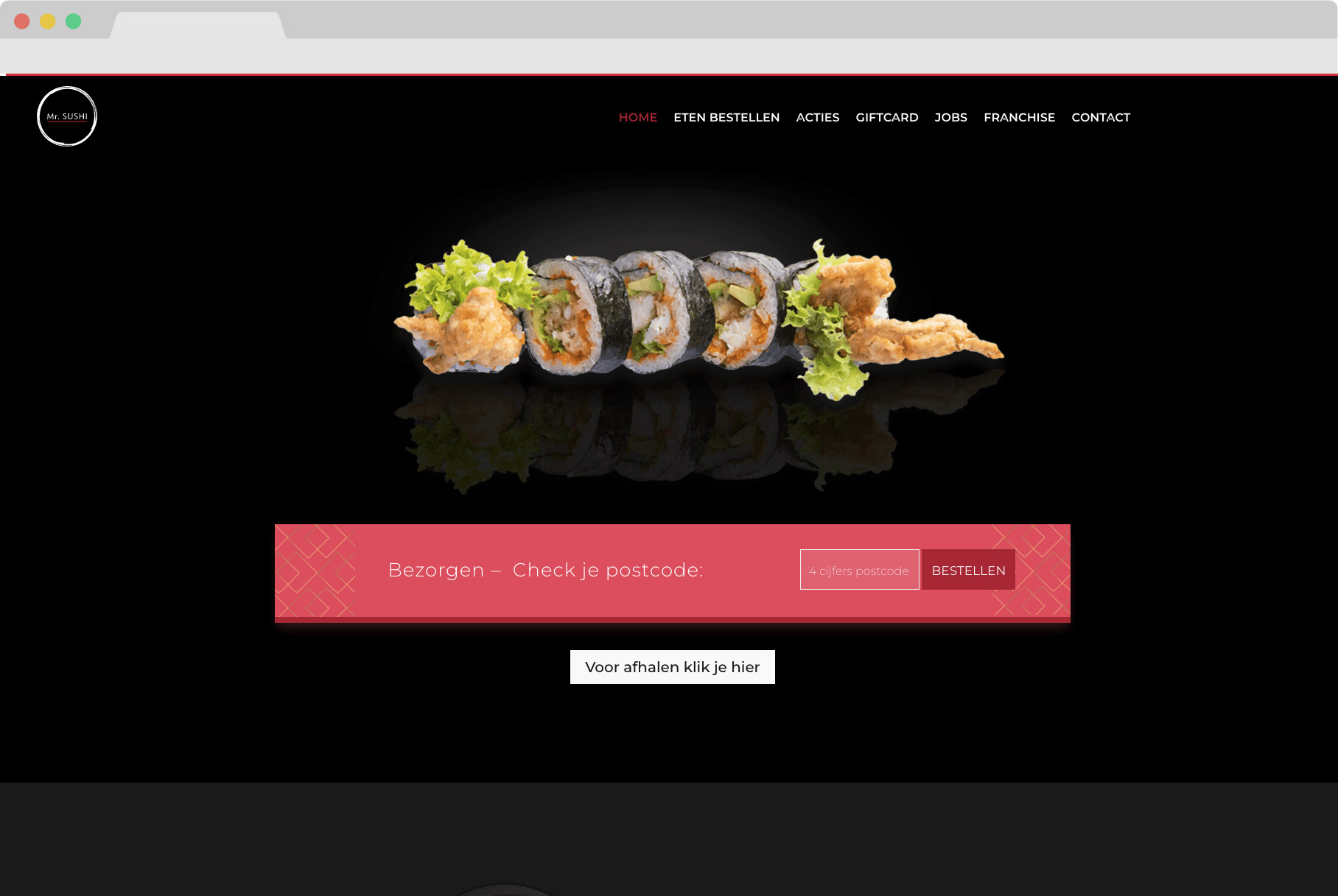 Sitedish order website